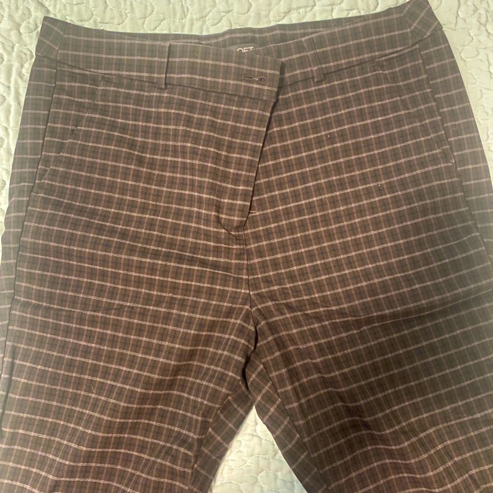 Loft Plaid dress pants